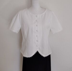 NEW - FRANCH CONNECTION - WOMEN'S BLOUSE 100% COTTON SIZE : L